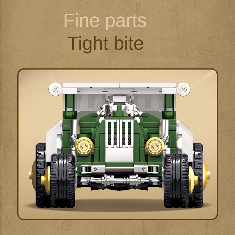 Retro vintage car building blo - Vintage Collectible Cars recensie en prijs