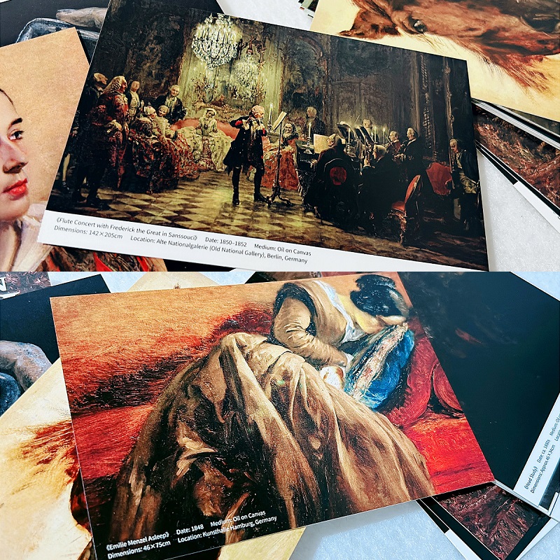30PCS Adolph Von Menzel Oil Pa - Collectible Vintage Greeting Cards recensie en prijs