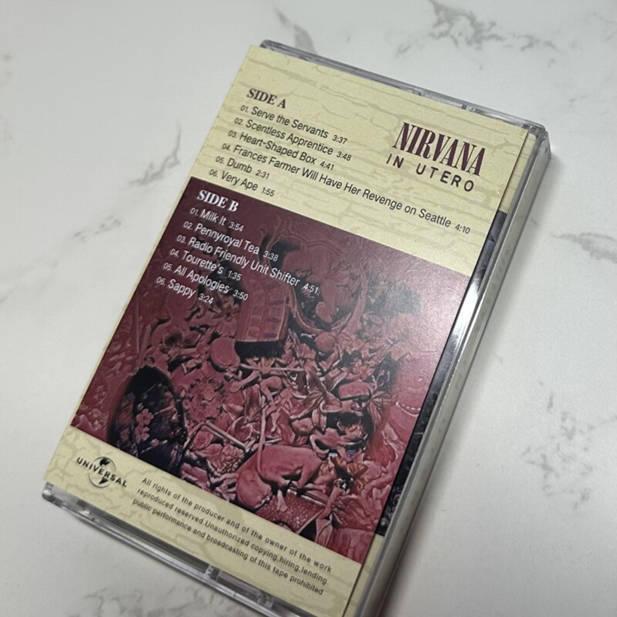 Nirvana in Utero Cassette Tape - Vintage And Collectible recensie en prijs