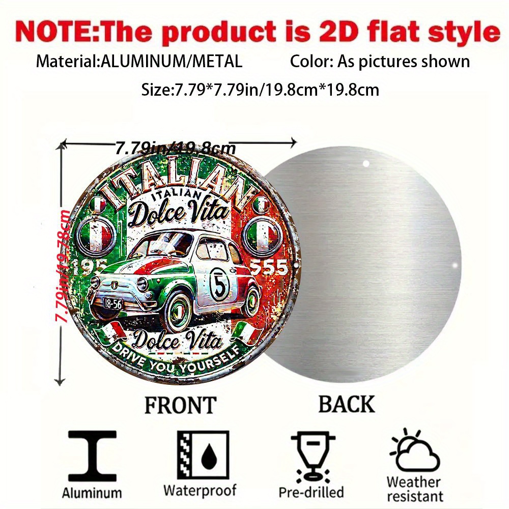 2D Flat, Italian Vintage for - - Vintage Collectible Cars recensie en prijs