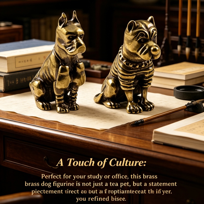 Vintage Solid Brass Pitbull Bu - Vintage Collectible Christmas Ornaments recensie en prijs