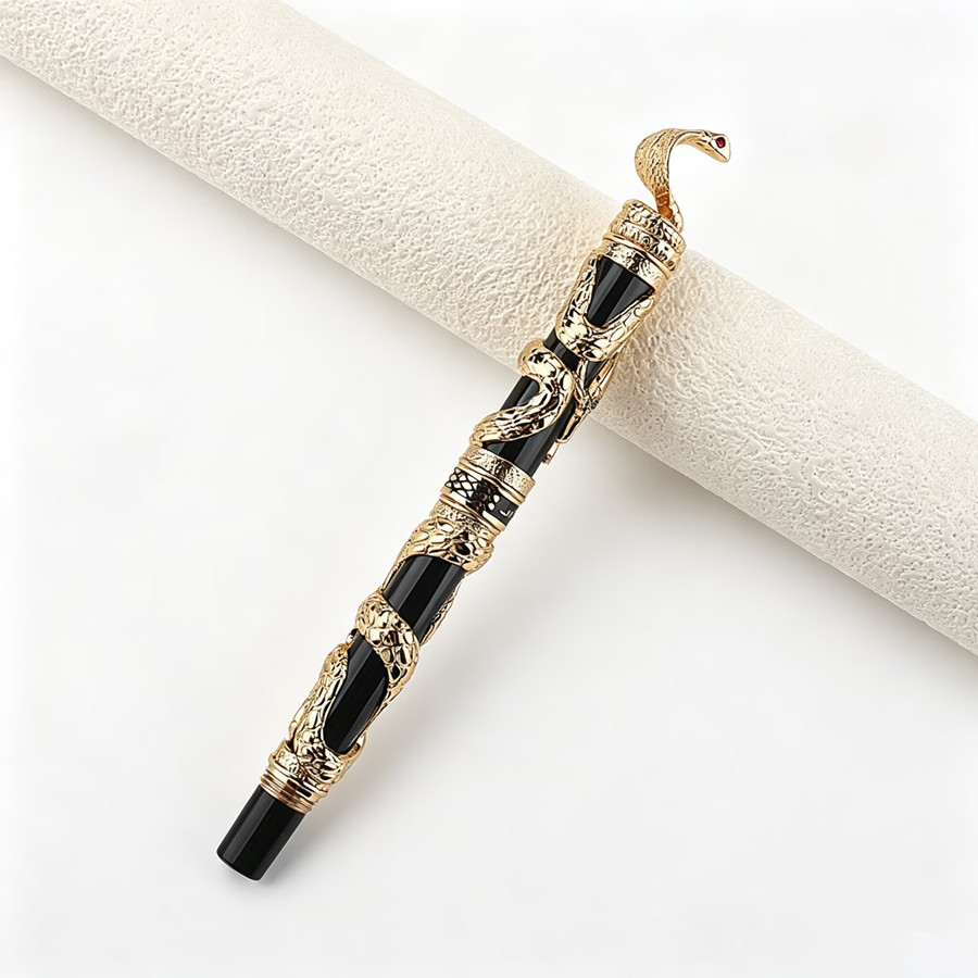Jinhao Luxury Snake Embossed F - Vintage Collectible Pens recensie en prijs