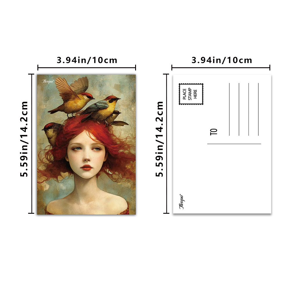 32pcs,Vintage Bird's Nest Head - Collectible Vintage Greeting Cards recensie en prijs