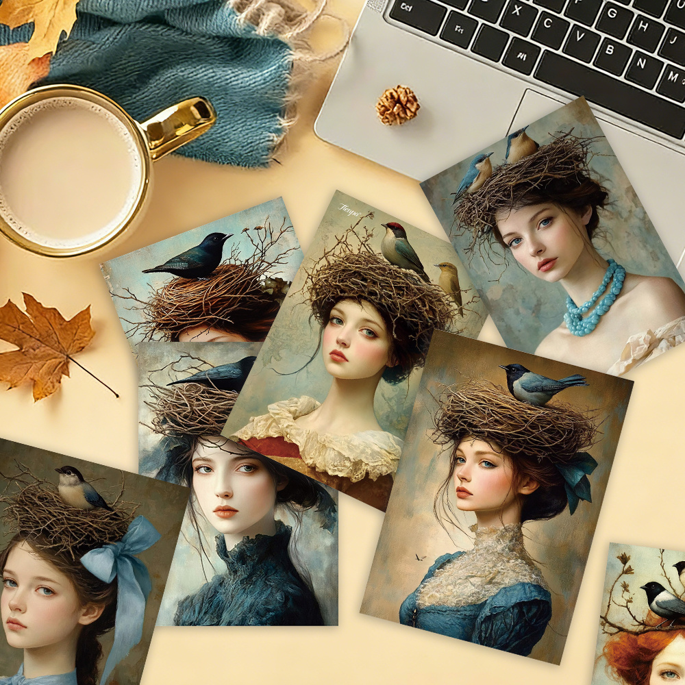 32pcs,Vintage Bird's Nest Head - Collectible Vintage Greeting Cards recensie en prijs