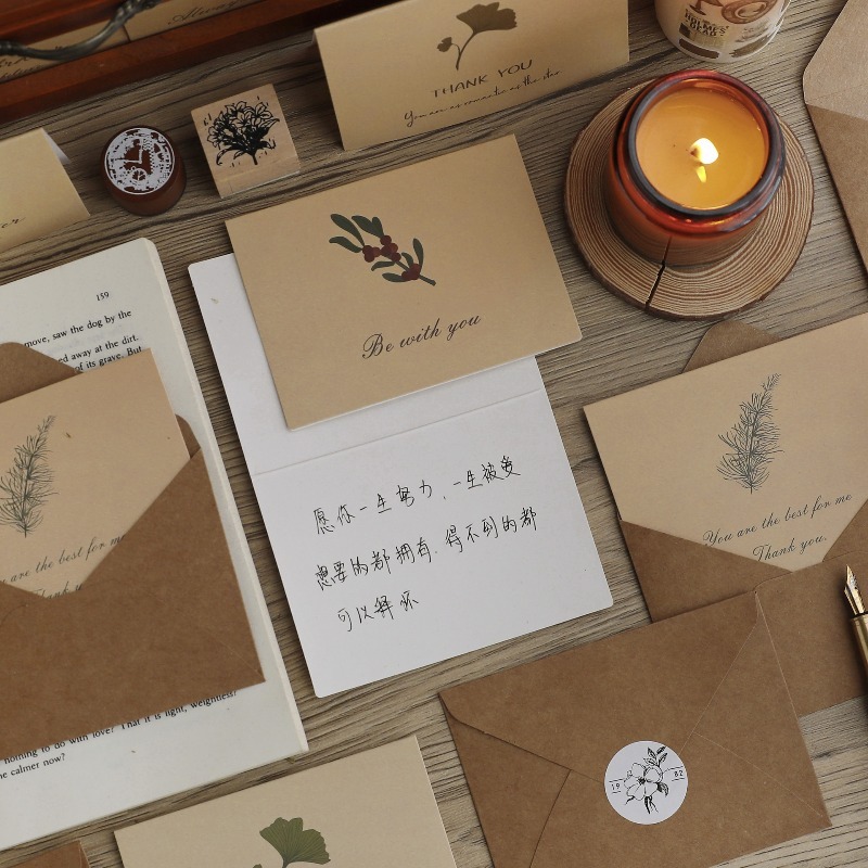 6pcs Set Vintage Plant Oil Pai - Collectible Vintage Greeting Cards recensie en prijs