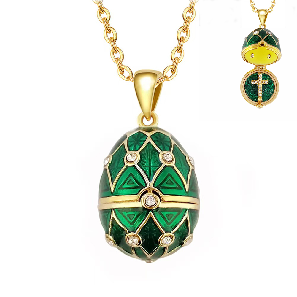 Enamel Faberge Easter Egg Pend - Vintage Collectible Jewelry recensie en prijs