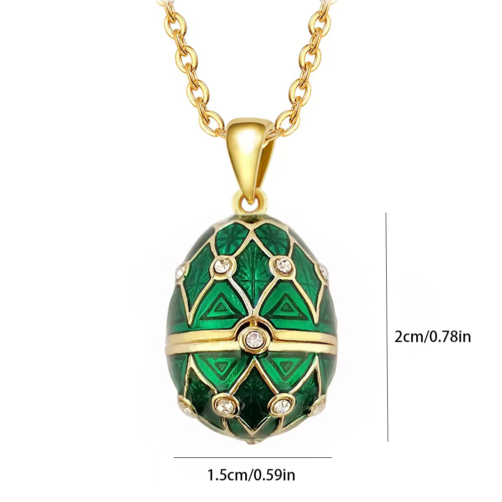 Enamel Faberge Easter Egg Pend - Vintage Collectible Jewelry recensie en prijs
