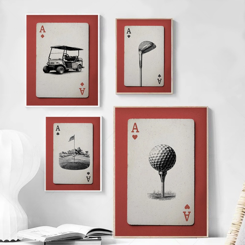 Vintage Golf Playing Cards Pos - Vintage Collectible Playing Cards recensie en prijs