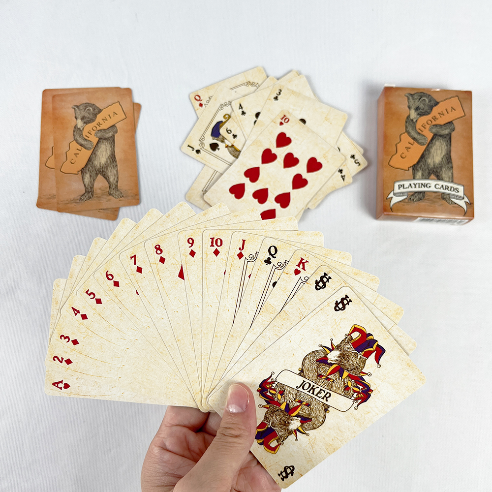 57x72mm Vintage Colourful Bear - Vintage Collectible Playing Cards recensie en prijs