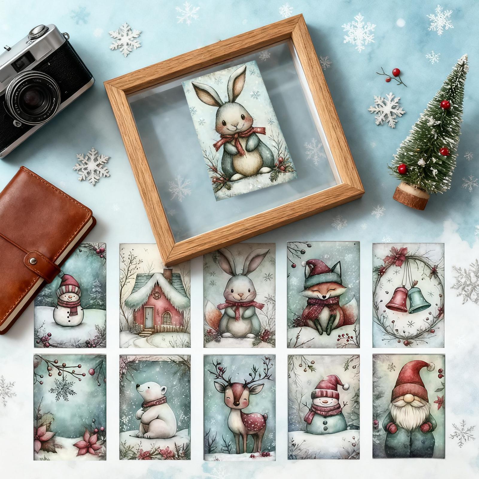 Christmas Greeting Card 20-Pie - Collectible Vintage Greeting Cards recensie en prijs