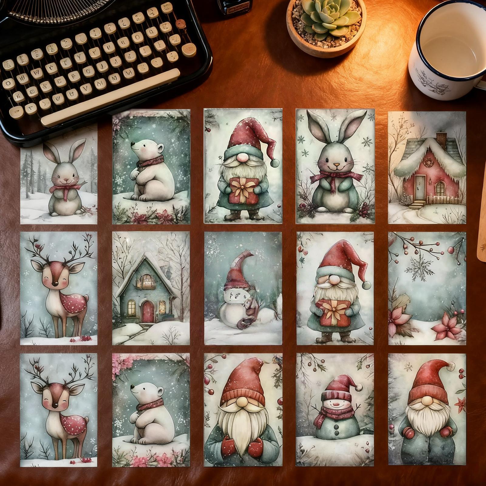 Christmas Greeting Card 20-Pie - Collectible Vintage Greeting Cards recensie en prijs