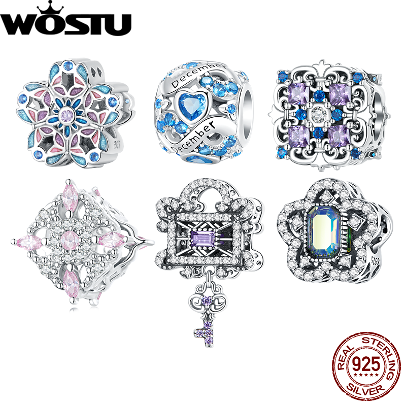 WOSTU 925 Sterling Silver Colo - Vintage Collectible Jewelry recensie en prijs
