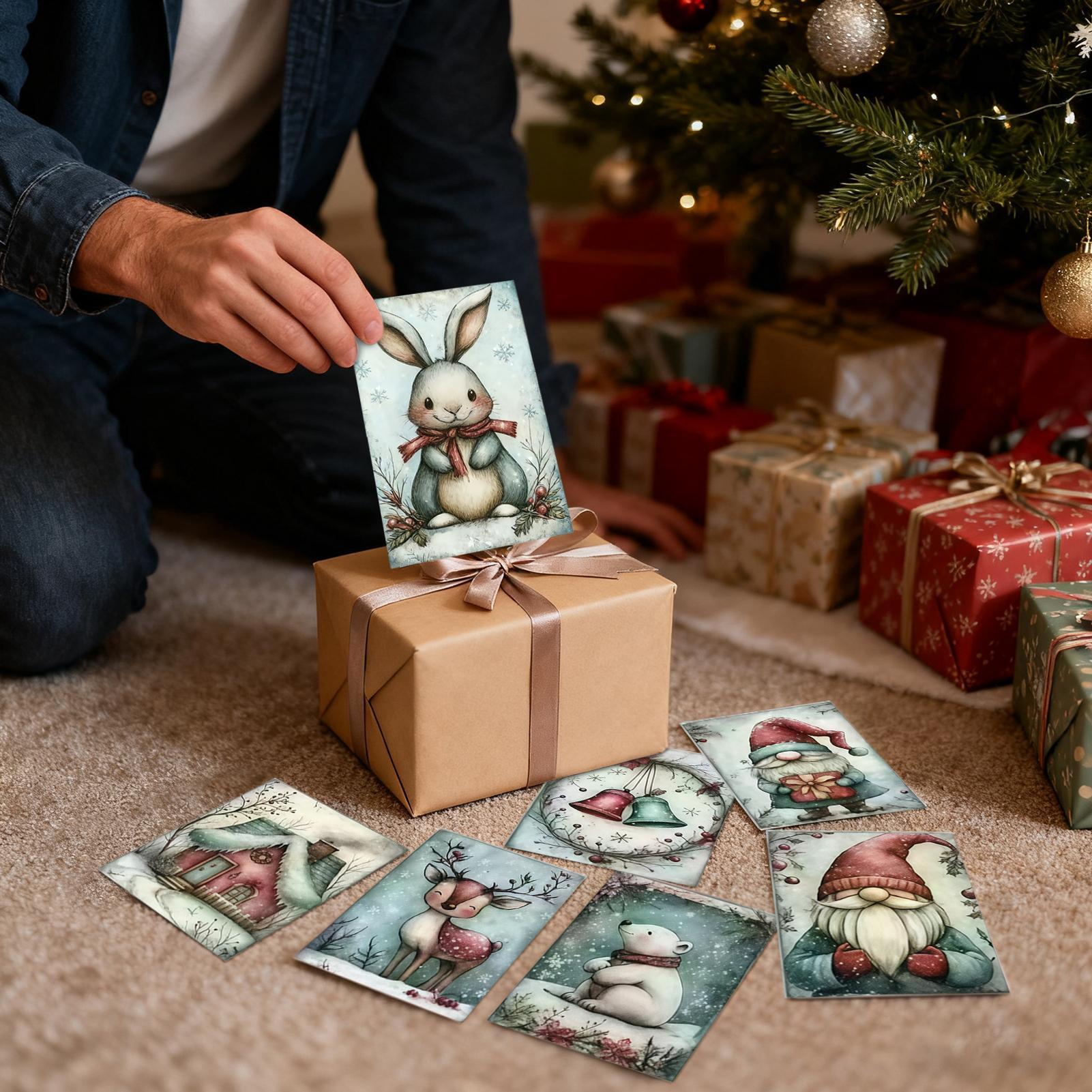 Christmas Greeting Card 20-Pie - Collectible Vintage Greeting Cards recensie en prijs