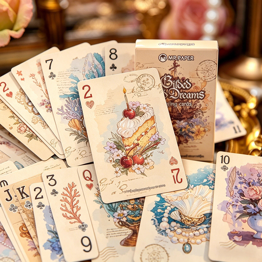55Pcs Vintage Aesthetic Playin - Vintage Collectible Playing Cards recensie en prijs