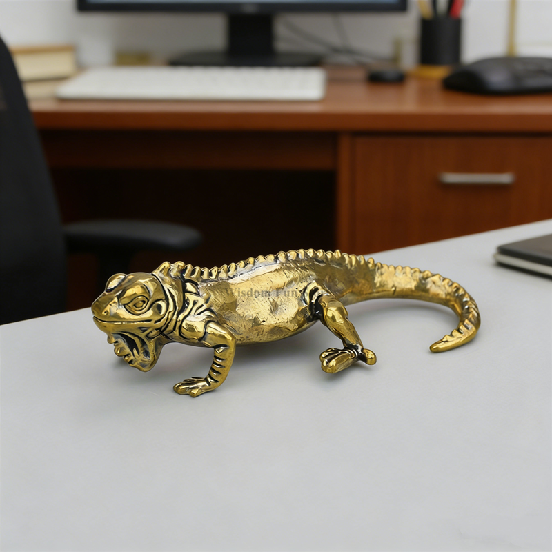 1pc Vintage Brass Lizard Deskt - Vintage Collectible Christmas Ornaments recensie en prijs