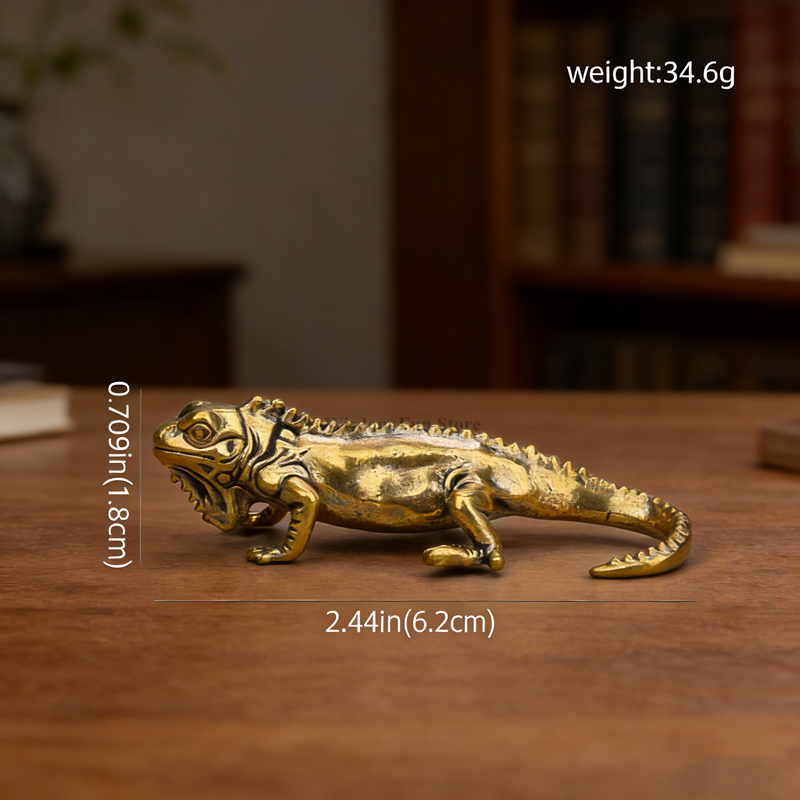 1pc Vintage Brass Lizard Deskt - Vintage Collectible Christmas Ornaments recensie en prijs