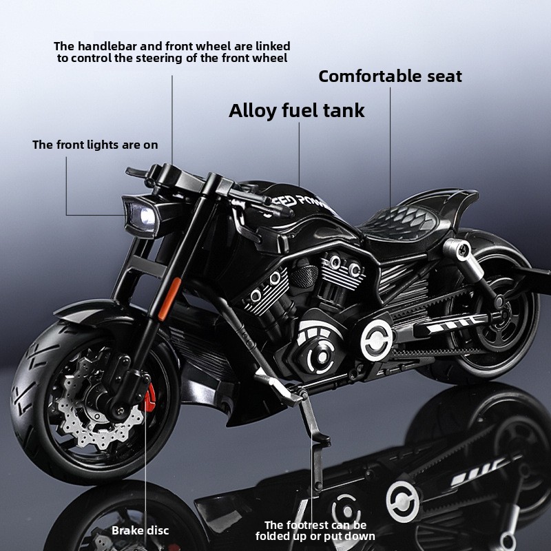 Simulation 1:10 Alloy Harley V - Vintage Collectible Toy Cars recensie en prijs