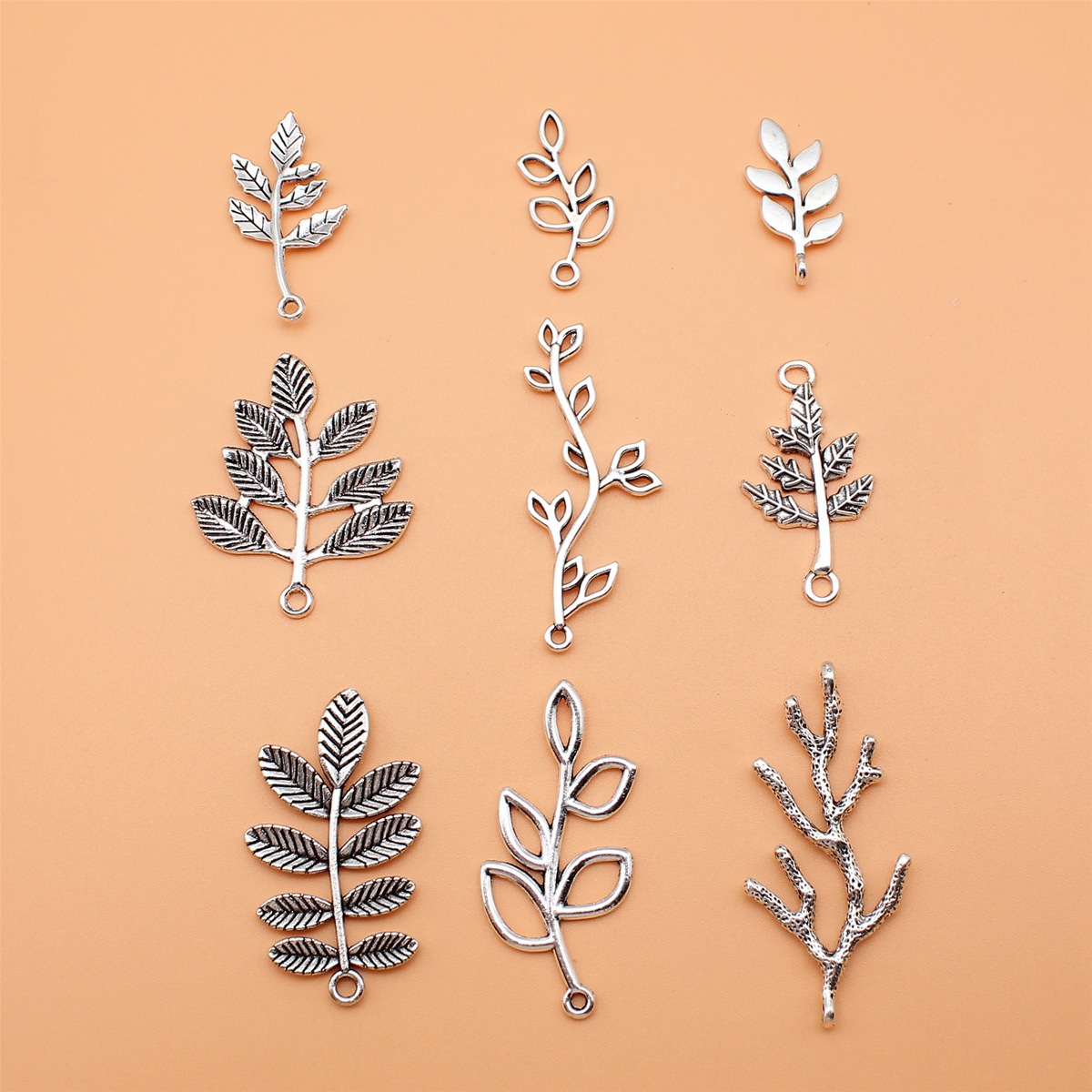 9pcs Antique Silver Color Bran - Vintage Collectible Jewelry recensie en prijs