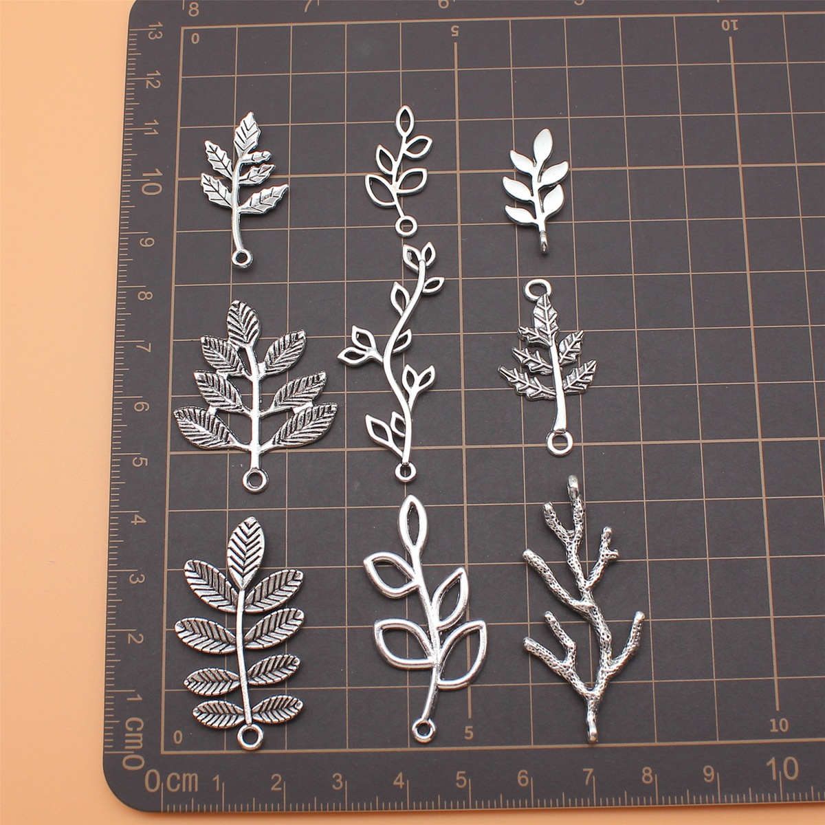 9pcs Antique Silver Color Bran - Vintage Collectible Jewelry recensie en prijs