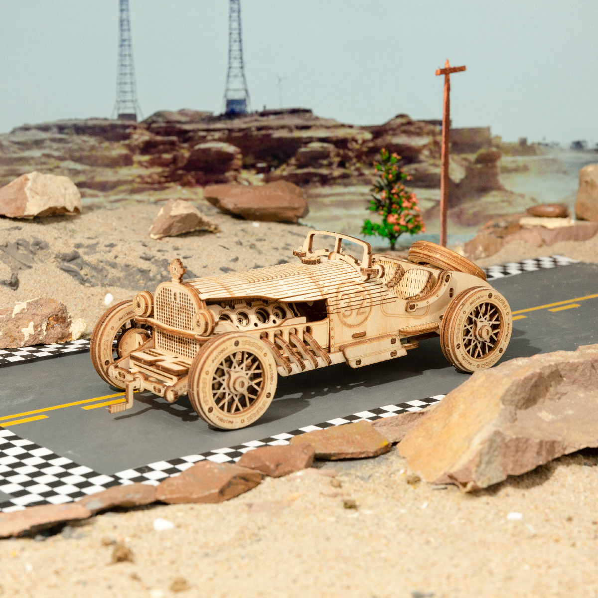 Robotime Rokr Classic Car 3D W - Vintage Collectible Cars recensie en prijs