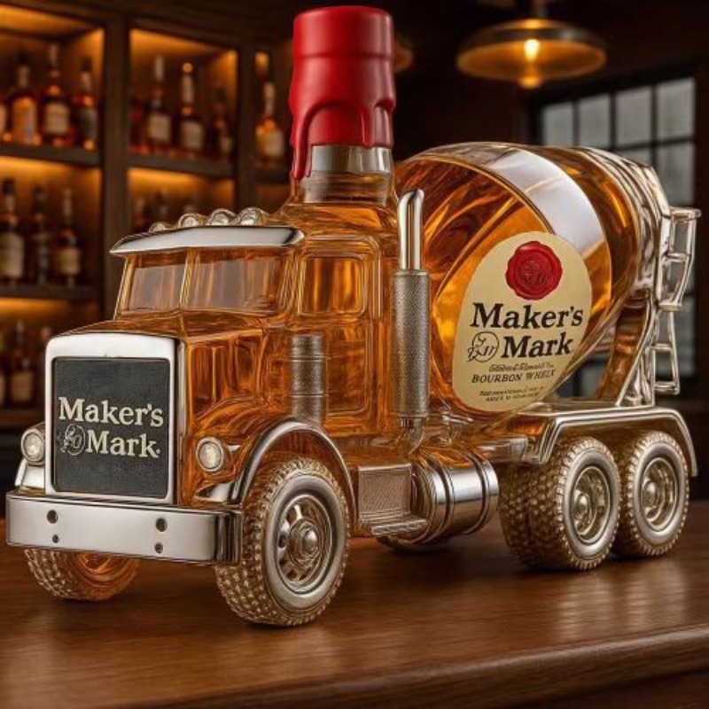 Vintage Truck Design Glass Whi - Vintage Collectible Liquor Bottles recensie en prijs