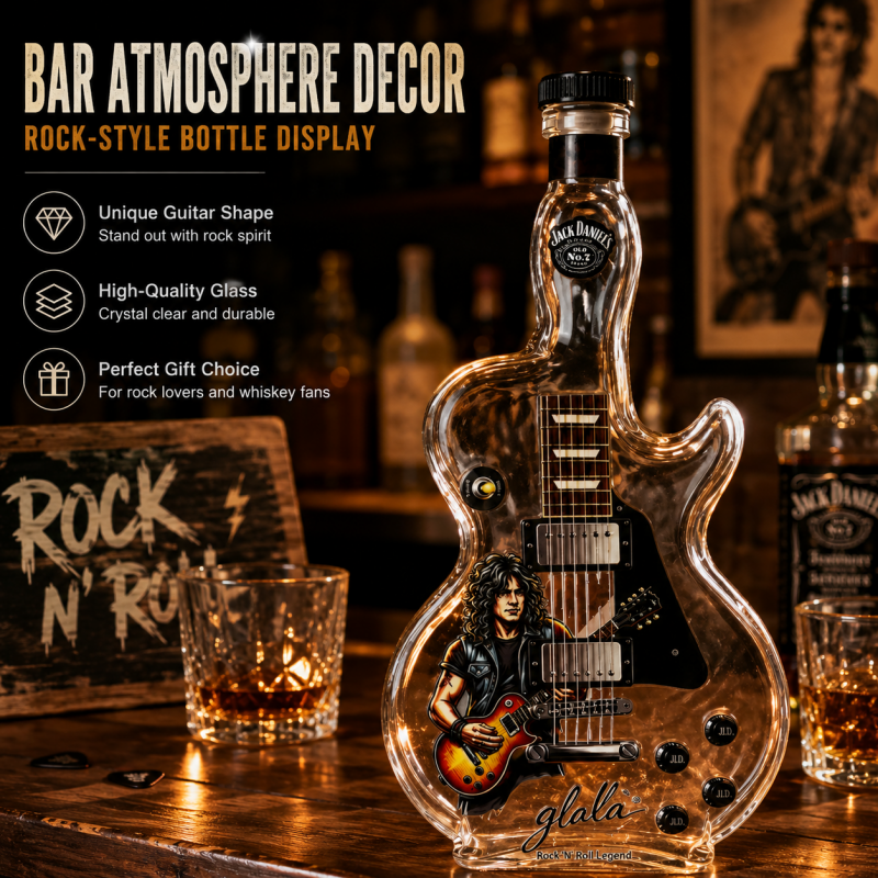 Guns N Roses Rock Band Guitar  - Vintage Collectible Liquor Bottles recensie en prijs