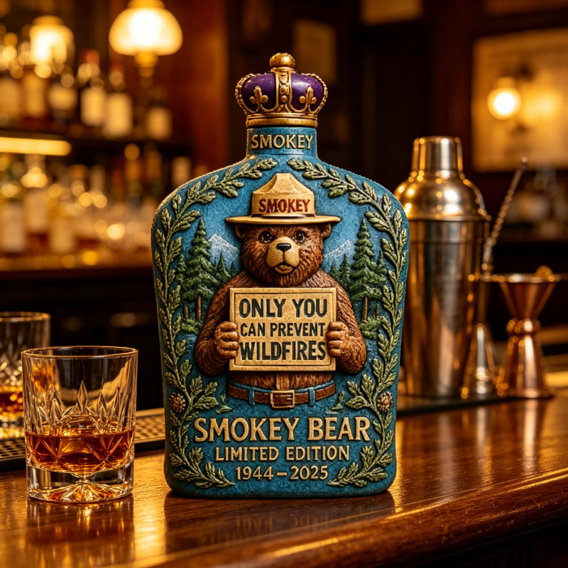 Smokey Bear Fire Prevention Wh - Vintage Collectible Liquor Bottles recensie en prijs