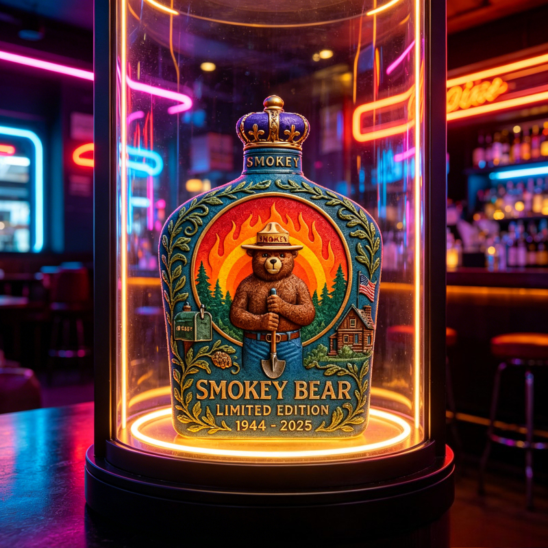 Smokey Bear Fire Prevention Wh - Vintage Collectible Liquor Bottles recensie en prijs