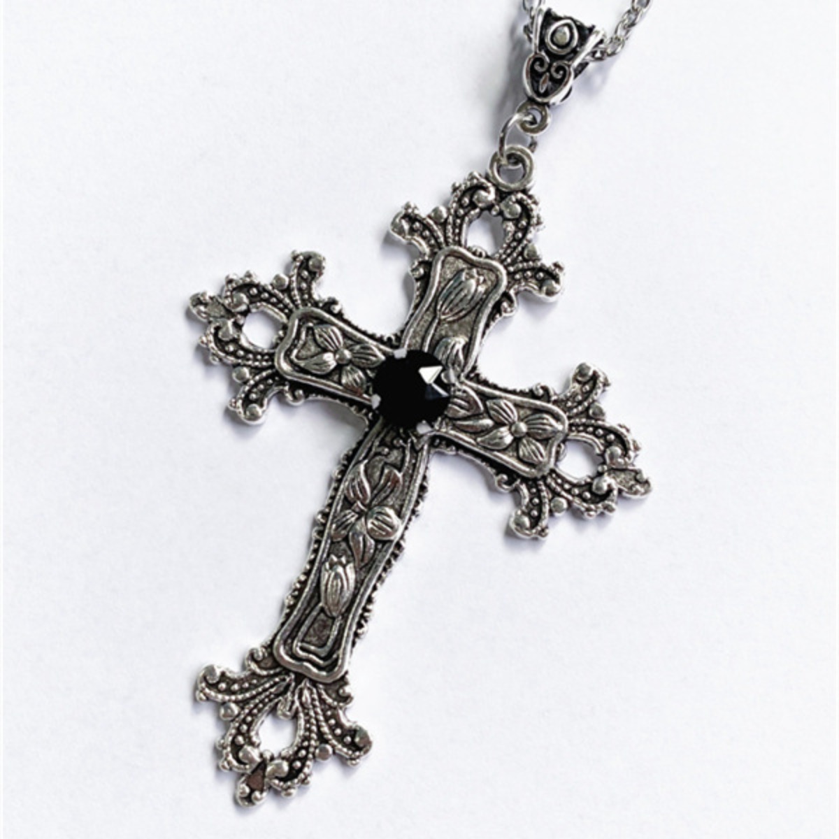 Punk Crystal Big Cross Pendant - Vintage Collectible Jewelry recensie en prijs