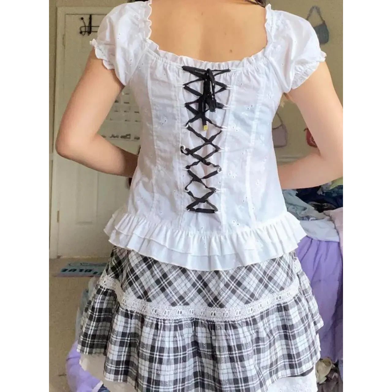 Kawaii Corset Ops 2000s Women' - Collectible Vintage T Shirts recensie en prijs