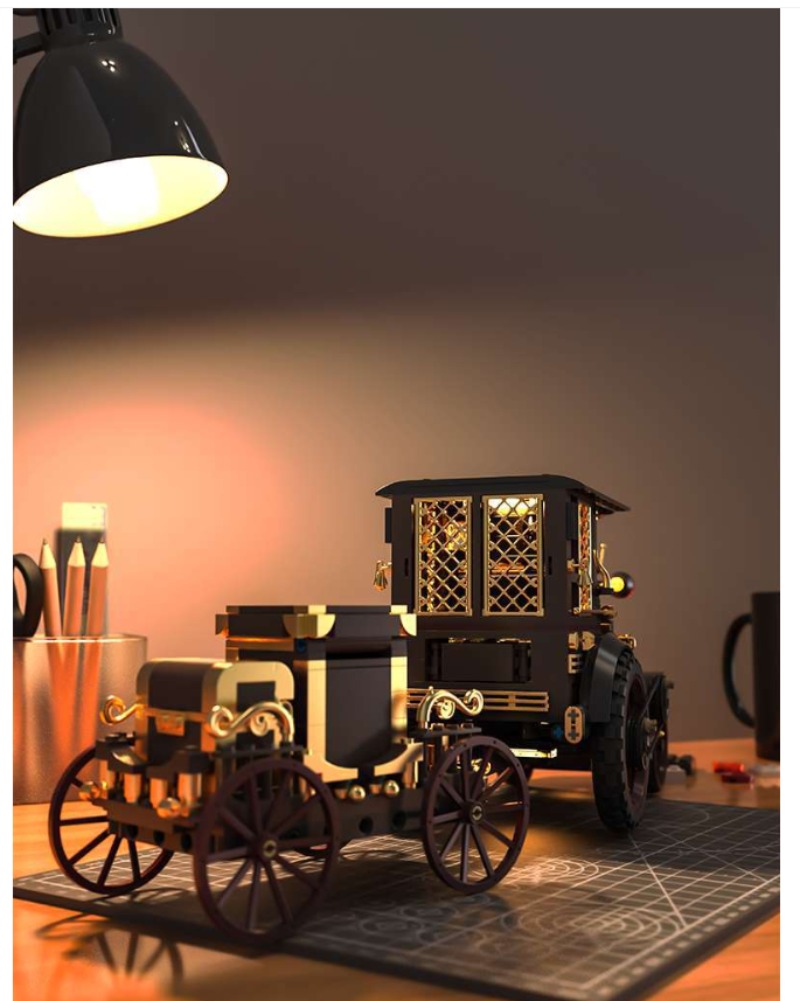 Creative 1331Pcs Vintage Mecha - Vintage Collectible Cars recensie en prijs
