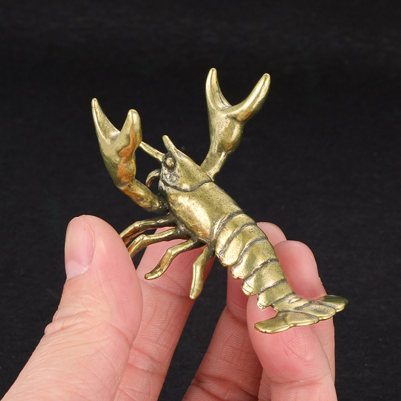 ●Solid Brass Crayfish Ornament - Vintage Collectible Pens recensie en prijs