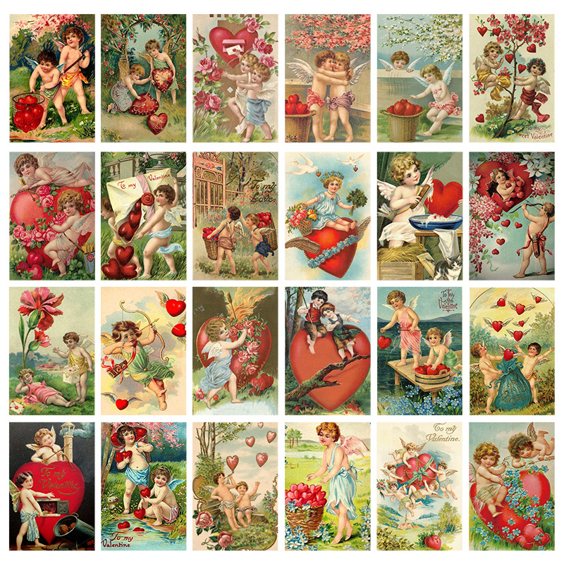 12pcs Valentine's Day Vintage  - Collectible Vintage Greeting Cards recensie en prijs