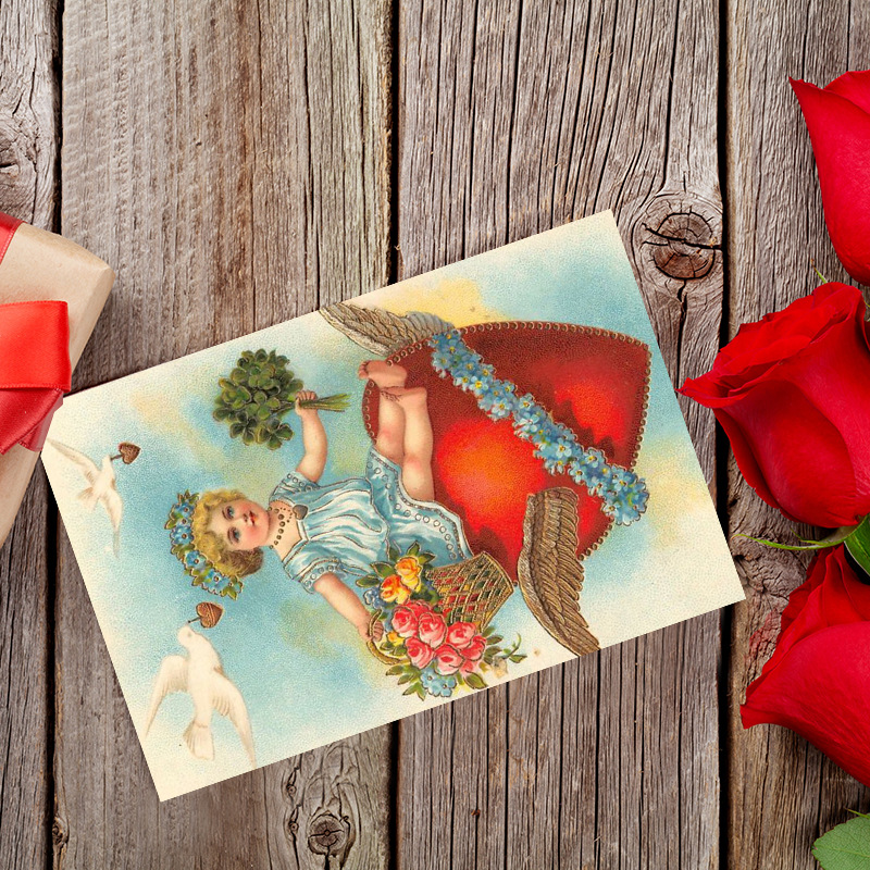 12pcs Valentine's Day Vintage  - Collectible Vintage Greeting Cards recensie en prijs