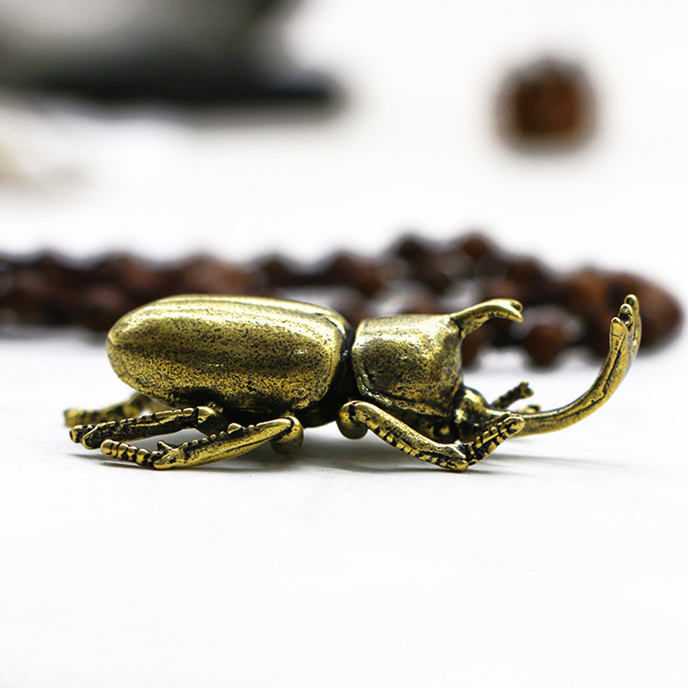 Vintage Brass Beetle Insect St - Vintage Collectible Christmas Ornaments recensie en prijs