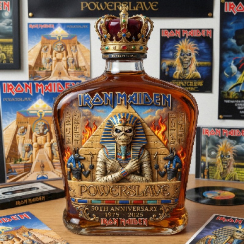 Vintage Rock Themed Mummy Scul - Vintage Collectible Liquor Bottles recensie en prijs