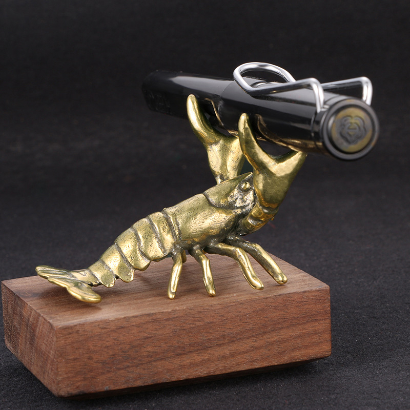 【F】Solid Brass Crayfish Orname - Vintage Collectible Pens recensie en prijs