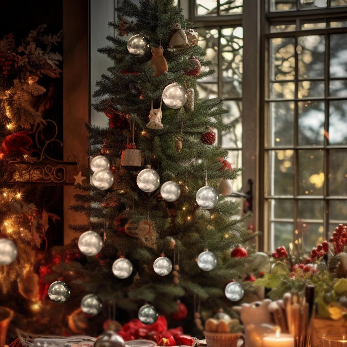 Christmas Ball Ornaments Silve - Vintage Collectible Christmas Ornaments recensie en prijs