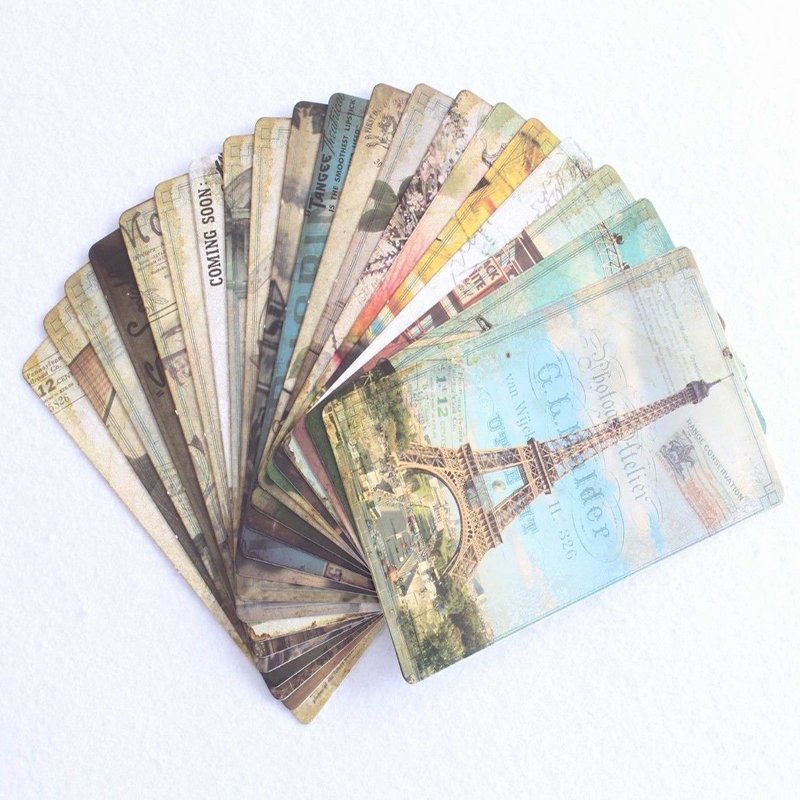 New 32Pcs Vintage Famous Build - Collectible Vintage Greeting Cards recensie en prijs