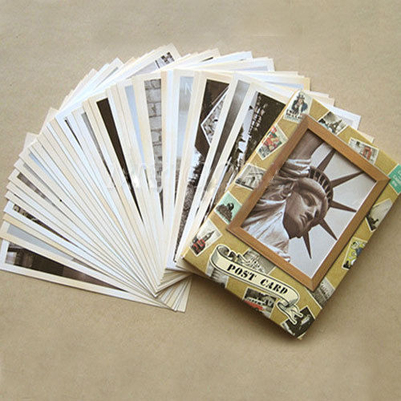New 32Pcs Vintage Famous Build - Collectible Vintage Greeting Cards recensie en prijs