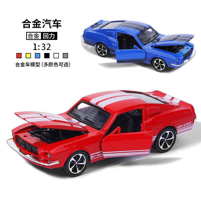 1:32 Diecast Alloy Ford Mustan - Vintage Collectible Cars recensie en prijs