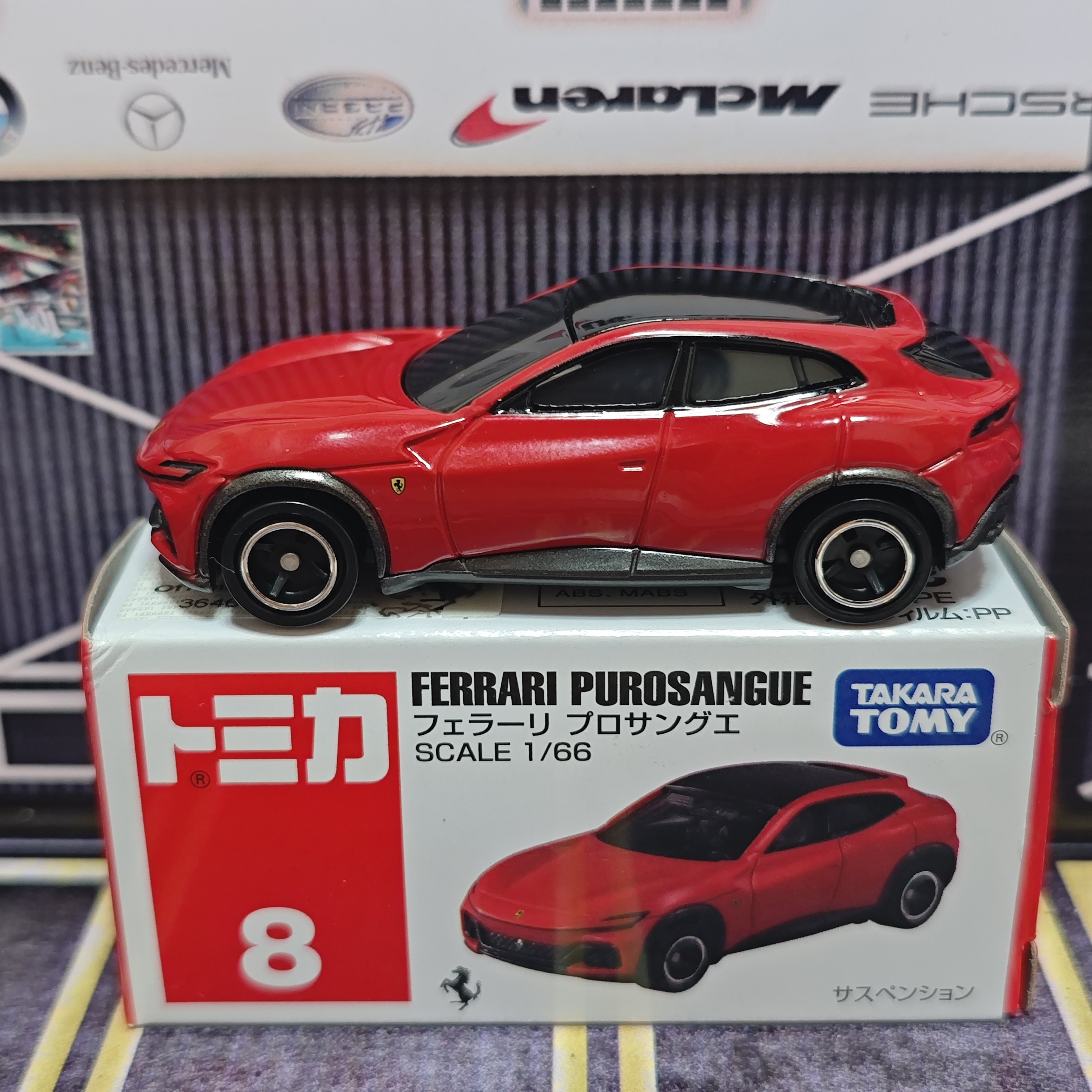 Takara Tomy Tomica No.8 Ferrar - Vintage Collectible Model Cars recensie en prijs