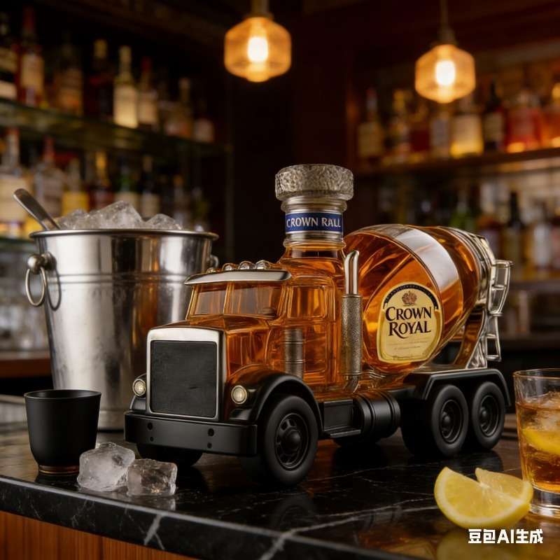 Vintage Truck Design Glass Whi - Vintage Collectible Liquor Bottles recensie en prijs