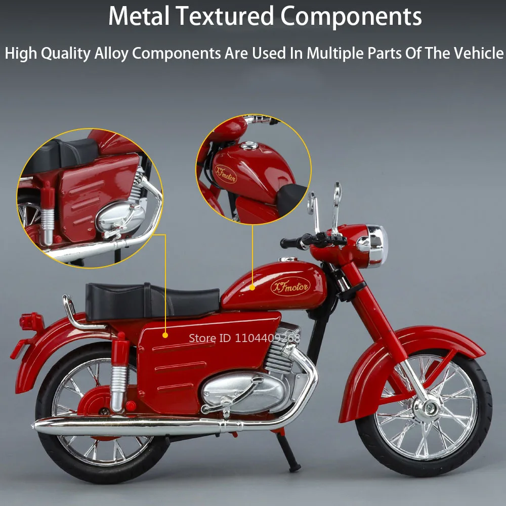 1:10 Scale XF250 Motorcycle Mo - Vintage Collectible Toy Cars recensie en prijs