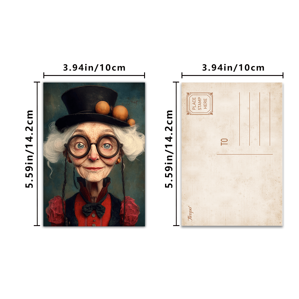 32pcs, vintage cute elderly, p - Collectible Vintage Greeting Cards recensie en prijs
