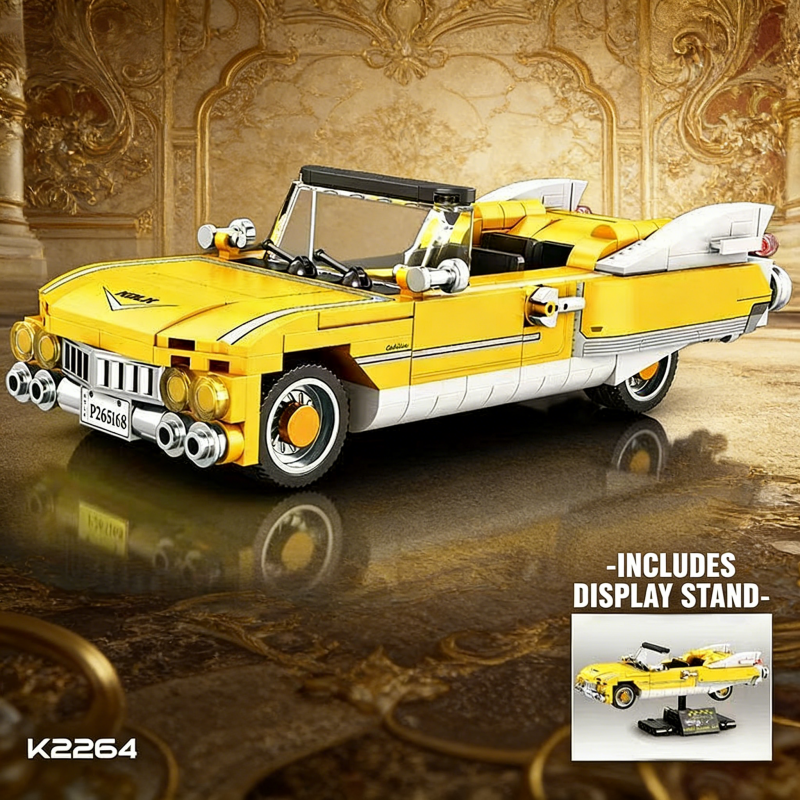 Yellow Vintage Convertible Car - Vintage Collectible Toy Cars recensie en prijs